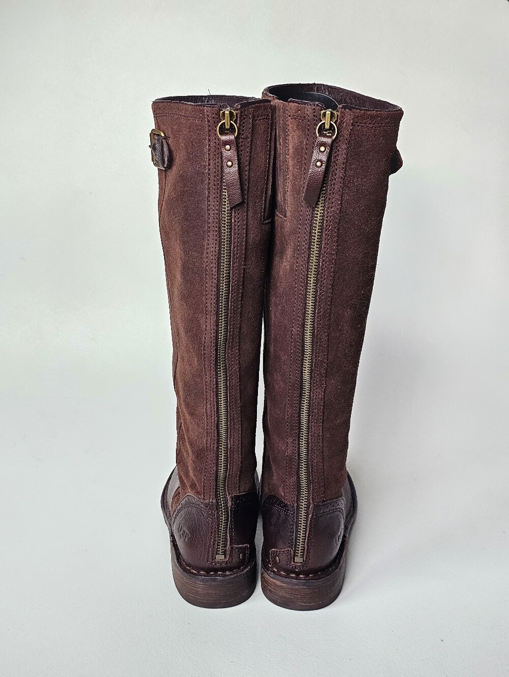 UGG Castille Java Genuine Leather Water Resistant Riding Boots Women’s 7.5 - Picture 4 of 14